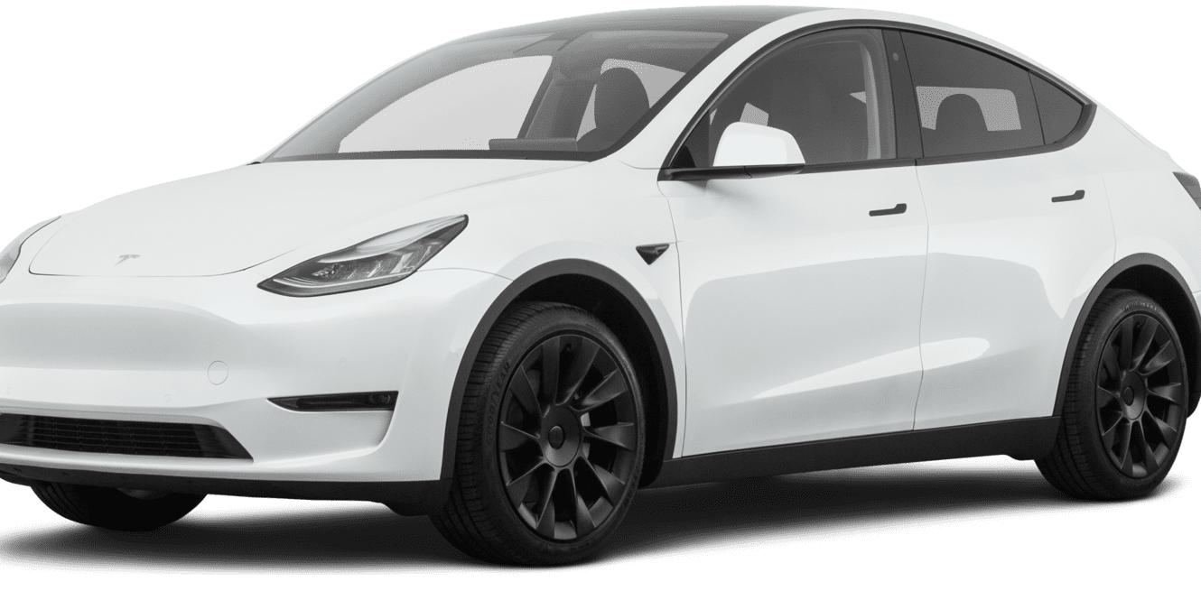 TESLA MODEL Y 2021 5YJYGDEE1MF123985 image